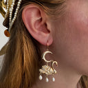 Swan Earrings