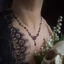 Load image into Gallery viewer, Victorian Mourning Necklace
