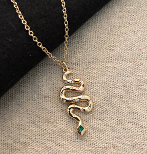 Celestial Snake Necklace – Mementomoridesignsnyc