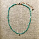 Collar de cuentas de amazonita