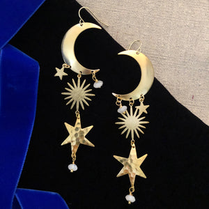 Celestial Drop Earrings