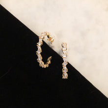 Charger l&#39;image dans la galerie, Constellation Hoop Earrings - white
