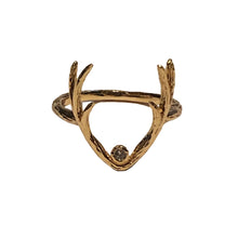 Load image into Gallery viewer, Diana&#39;s Stag Ring - Gold

