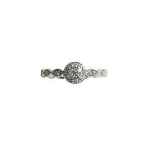 Full Moon Stacking Ring - Silver