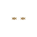 Hecate Moon Phase Stud Earrings