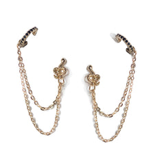Charger l&#39;image dans la galerie, Lilith Snake earrings with Cuff
