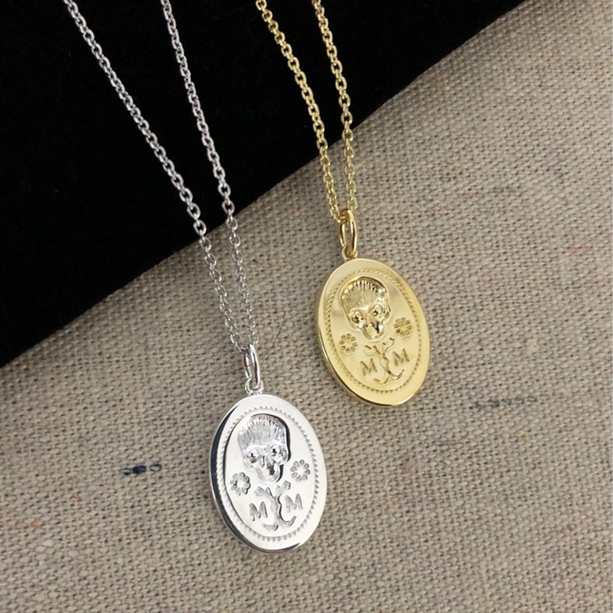 Memento Mori Pendant Necklace