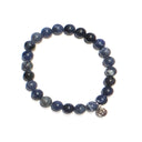 Pulsera elástica de sodalita