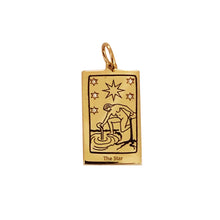 Load image into Gallery viewer, The Star Tarot Charm- gold
