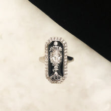 Load image into Gallery viewer, Victorian Mourning Ring
