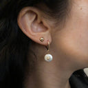 Mini pendientes de calavera - Dorado