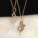 Snake Charmer Necklace in Gold
