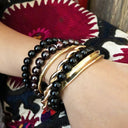 Pulsera elástica granate