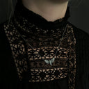 Sterling Silver Death Moth Necklace