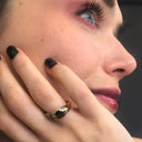 Lilith Black Moon Ring