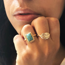 Load image into Gallery viewer, Turquoise Roman Ring
