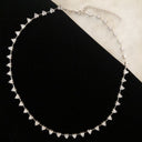 Heart Shaped Tennis Necklace