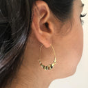 Pendientes de aro romanos