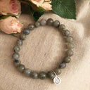 Pulsera elástica de labradorita