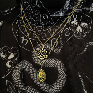 El collar de talismán - Protección - Oro