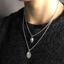 Memento Mori Pendant Charm Necklace