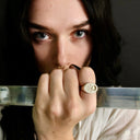 Memento Mori Signet Ring - Silver