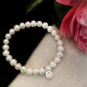 Pulsera elástica perla