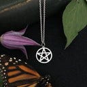 Sterling Silver Pentagram Charm on a chain