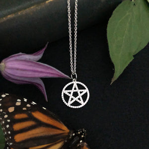 Pentagram Charm on a chain