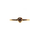 Anillo de apilamiento de calavera Mini Memento Mori - Dorado