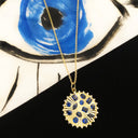 Stone Sun Dial Necklace