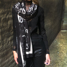 Load image into Gallery viewer, Witch Tattoo Printed Scarf
