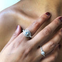 Full Moon Stacking Ring - Silver