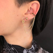 Load image into Gallery viewer, Lilith Snake earrings with Cuff
