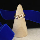 Anillo de apilamiento de llama gemela - Oro 14K