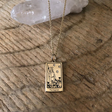 Load image into Gallery viewer, Tarot card necklace featuring the magician
