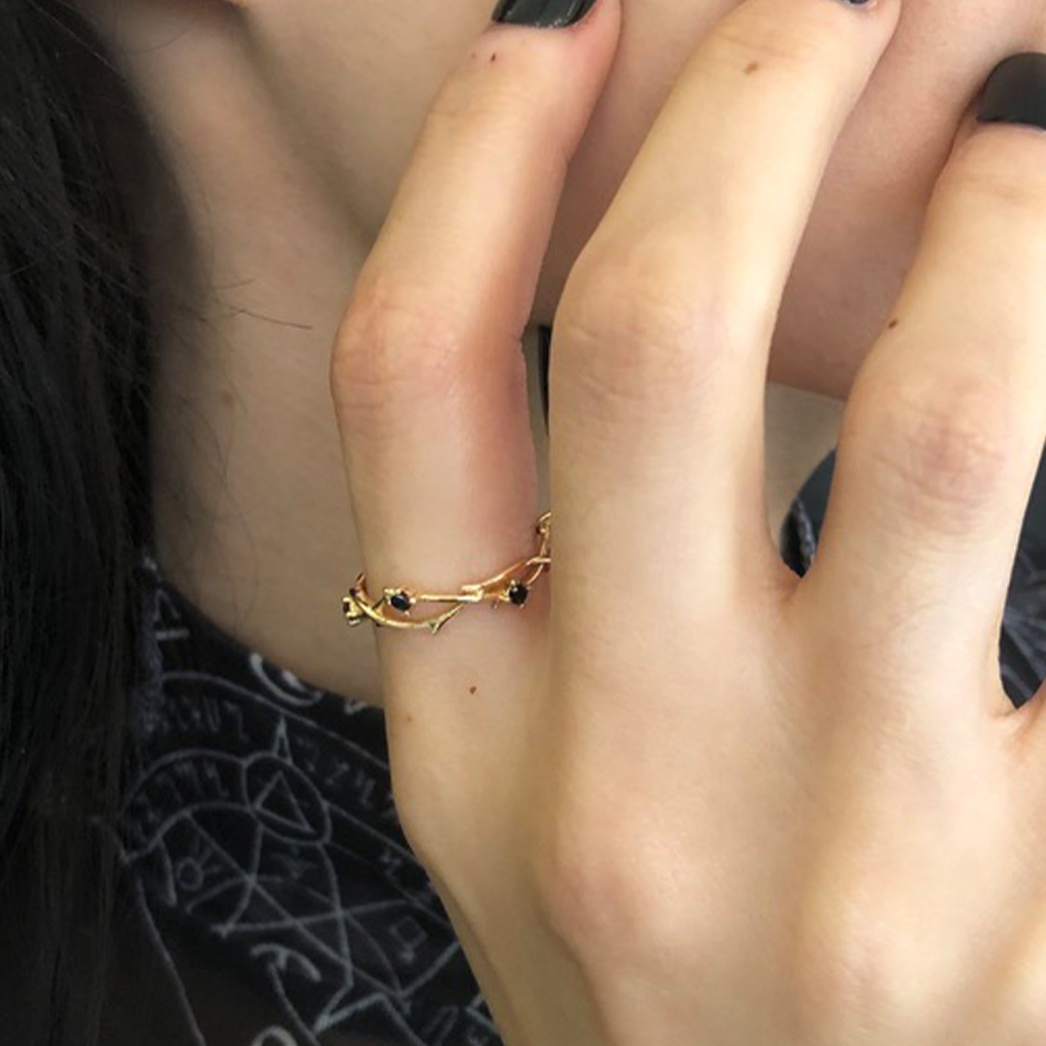 The Thorn Ring- gold – Mementomoridesignsnyc