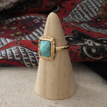 Load image into Gallery viewer, Turquoise Roman Ring
