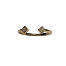 Load image into Gallery viewer, Twin Flame Stacking Ring -  14K Gold

