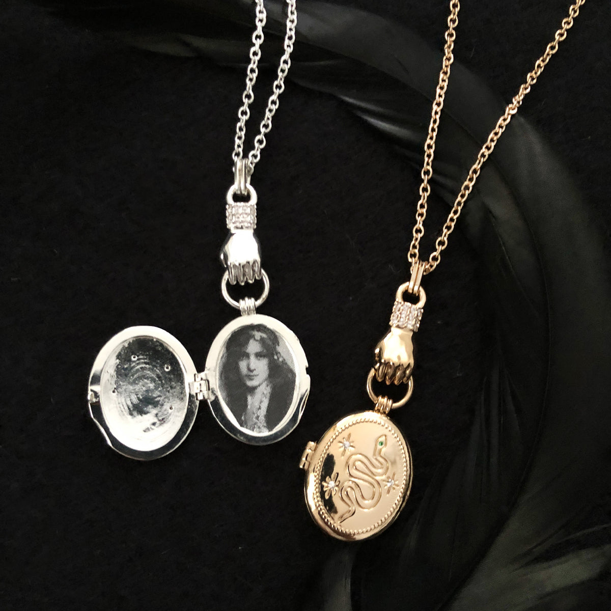 Victorian Locket - Gold – Mementomoridesignsnyc